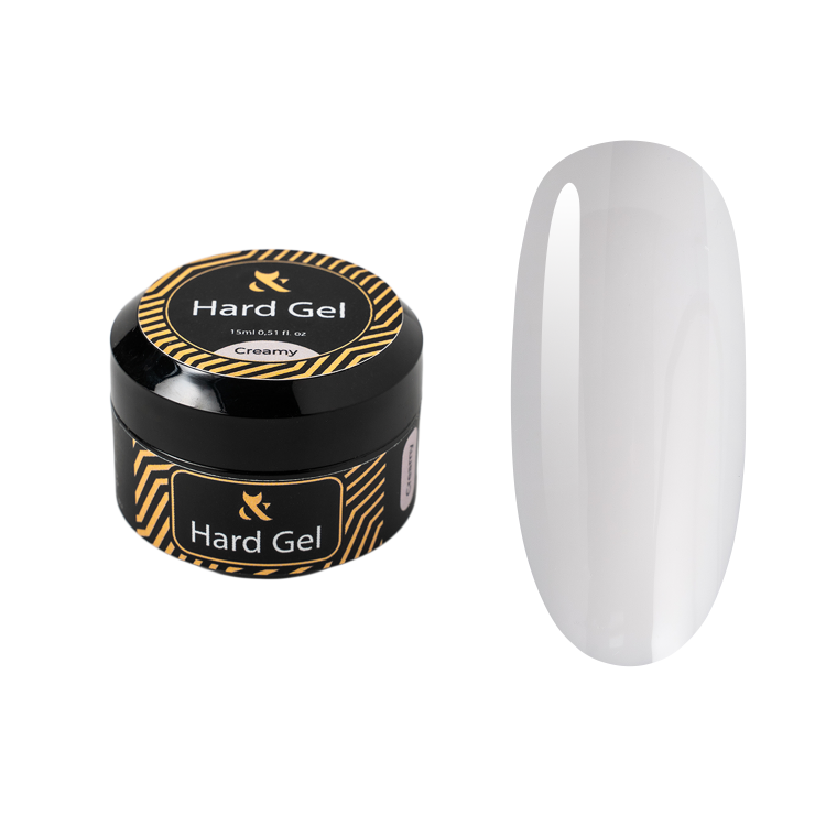 F.O.X Hard Gel Cover Creamy 15ml Żel o konsystencji bazy do paznokci