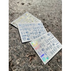 Naklejki Wodne 321 Holographic
