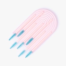 DIVNA Szczoteczki do brwi i rzęs GREEN/PINK 50 szt