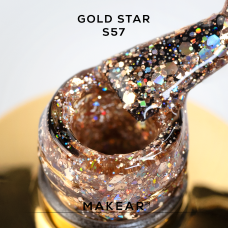 MAKEAR S57 Gold Star - Lakier hybrydowy 8 ml