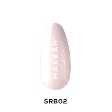 MAKEAR Baza SRB02 Casiopeia - Sparkling Rubber Base 8 ml