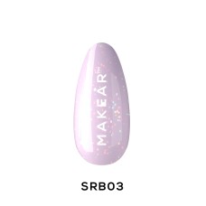 MAKEAR Baza SRB03 Andromeda - Sparkling Rubber Base 8 ml
