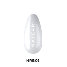MAKEAR NRB01 White - Nude Rubber Base 8 ml