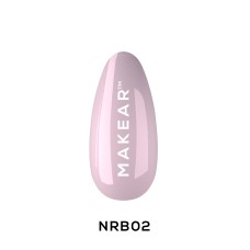 MAKEAR NRB02 French Pink - Nude Rubber Base 8 ml