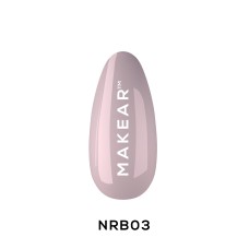 MAKEAR NRB03 Pudding Pink - Nude Rubber Base 8 ml