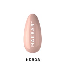 MAKEAR NRB08 Dark Beige - Nude Rubber Base 8 ml