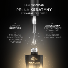 MAKEAR Kera Base - wzmacniająca baza keratynowa HEMAFREE 8 ml