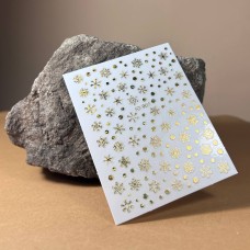 Naklejka Do Paznokci Samoprzylepne JO-907 Gold Holografic