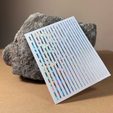 Naklejka Do Paznokci Samoprzylepne Paski Holografic