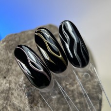 DIVNA Zestaw Gel Paint Metal farbki do zdobienia paznokci (3 szt)