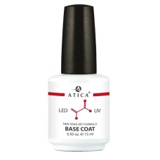 ATICA Base Coat Gel clear 15ml Baza Hybrydowa Transparentna