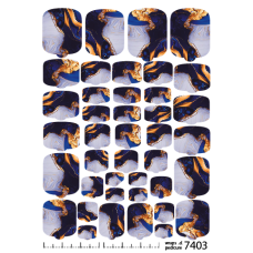 DIVNA Wrapsy do paznokci 7303 pedicure