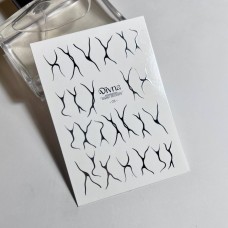 DIVNA Naklejki Wodne 03 do paznokci